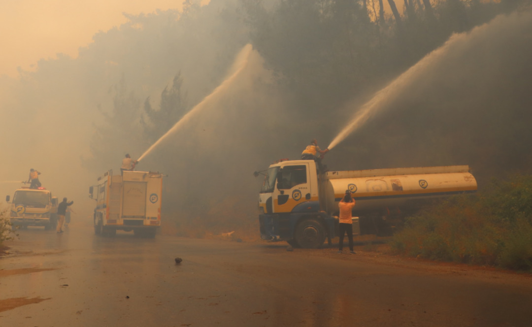 Syria's Coastal Fires Close the Khibas Border Crossing with Turkey