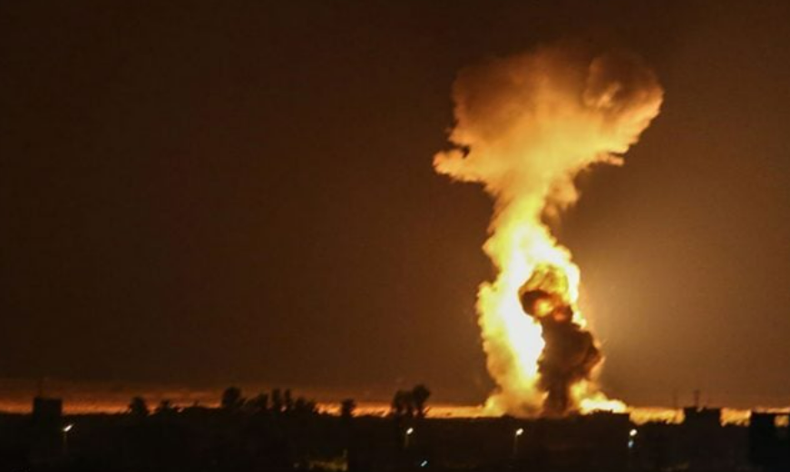 Israeli Airstrikes on Military Sites in Rif of Homs and Rif of Lattakia