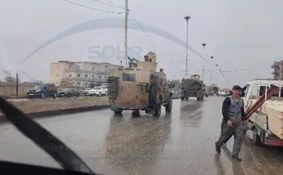 جولة تفقدية لقوات سوريا الديمقراطية برفقة التحالف الدولي في دير الزور