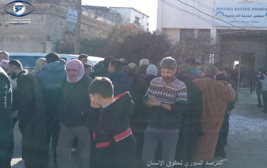 الحسكة: احتجاجات في الدرباسية ضد رفع أسعار الكهرباء