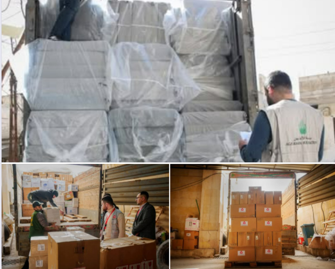 مساعدات عاجلة للمتضررين من السيول وإمدادات طبية واسعة إلى إدلب