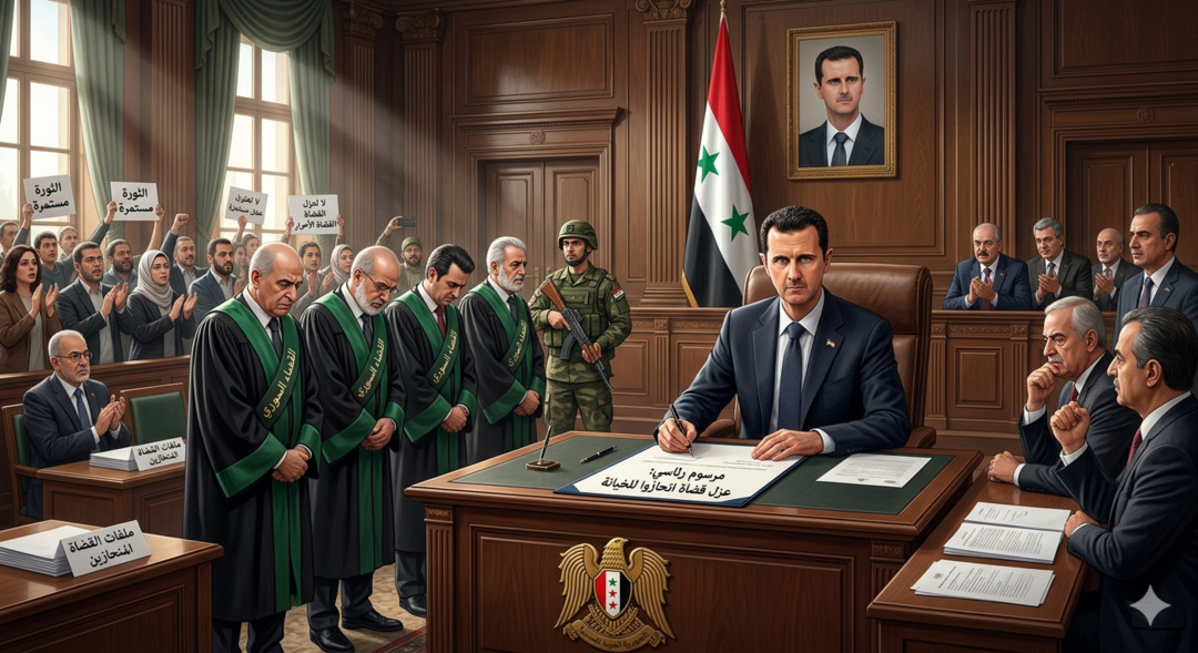 وثيقة تكشف تصفية القضاء السوري عام 2013 وعزل قضاة انحازوا للثورة
