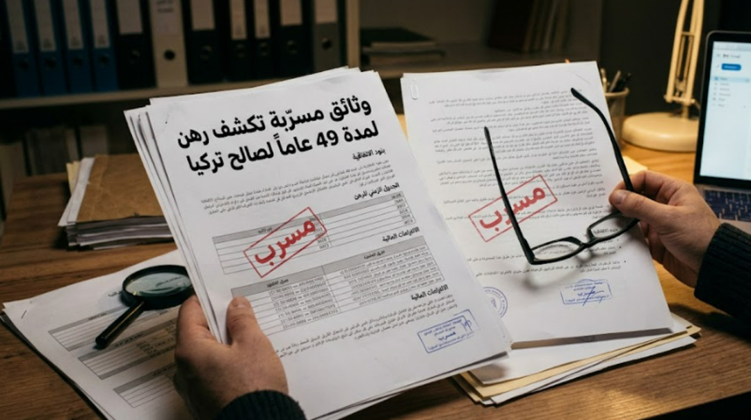 وثائق مسرّبة تكشف رهن طرق لمدة 49 عاماً لصالح تركيا