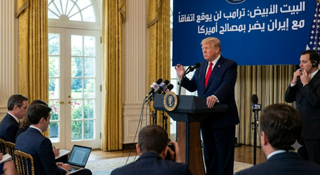 البيت الأبيض: ترامب لن يوقع اتفاقاً مع إيران يضر بمصالح أميركا