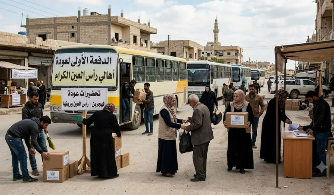 تحضيرات لعودة أول دفعات مهجري رأس العين وريفها إلى مناطقهم
