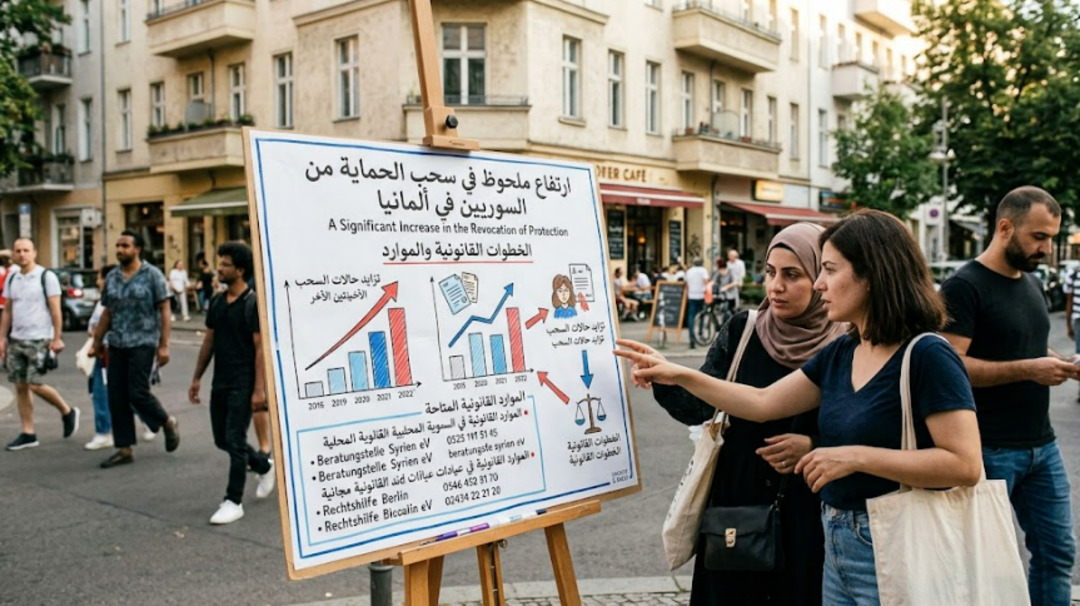 Significant Increase in the Withdrawal of Protection Status from Syrians in Germany