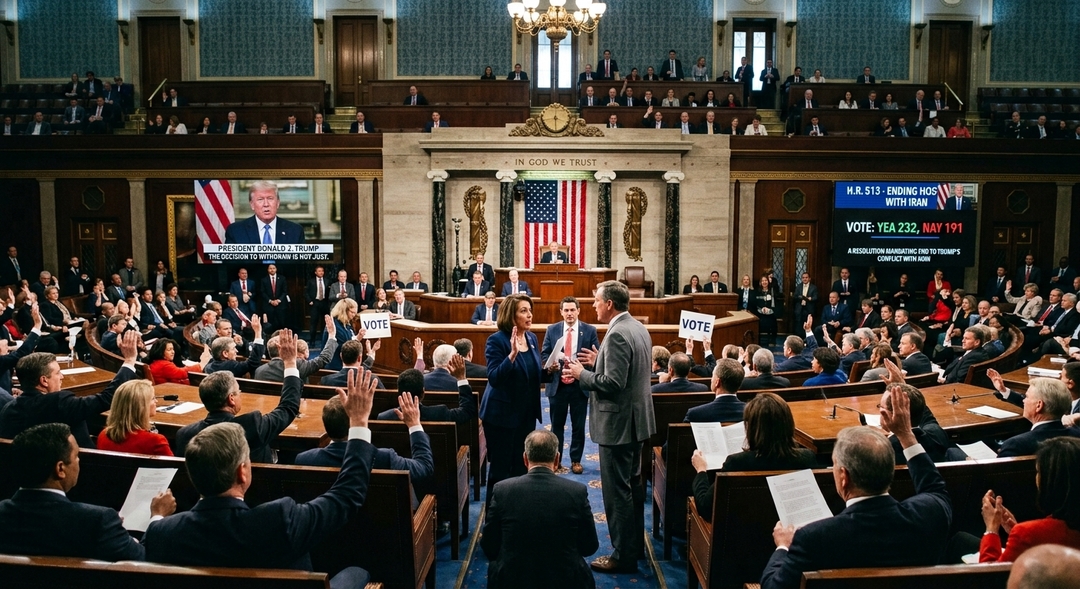 Congress Votes to Compel Trump to End the War with Iran