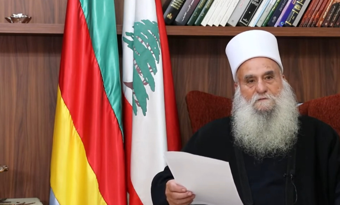 شيخ عقل دروز لبنان: قرار مستقبل السويداء لأبنائها