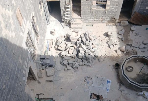 Security Force Inspects Homs’ Historic Zahrawi Palace Following Report of Antiquities Theft